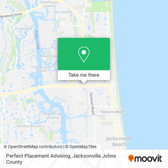 Perfect Placement Advising map
