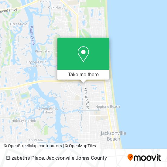 Mapa de Elizabeth's Place