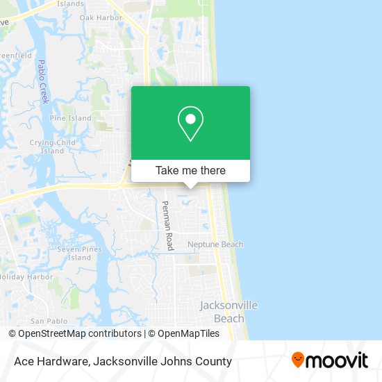 Ace Hardware map