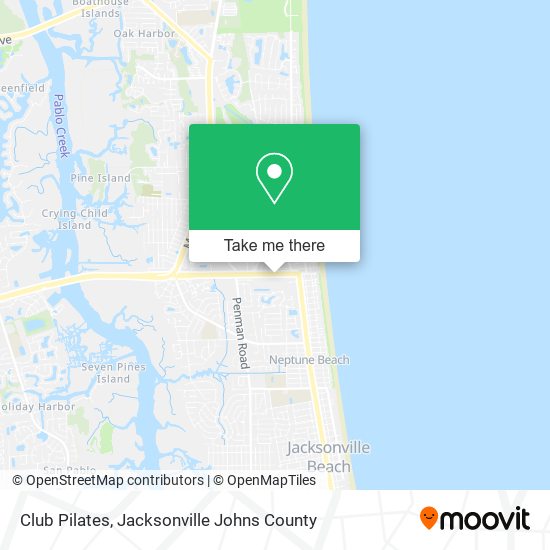 Club Pilates map