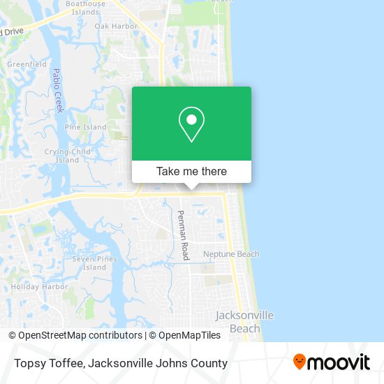 Mapa de Topsy Toffee