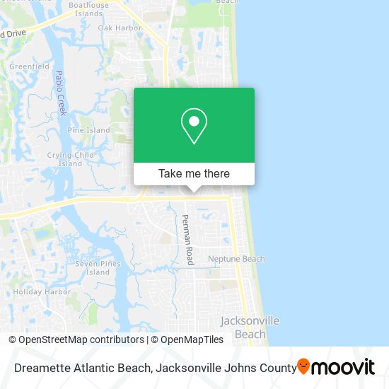 Mapa de Dreamette Atlantic Beach