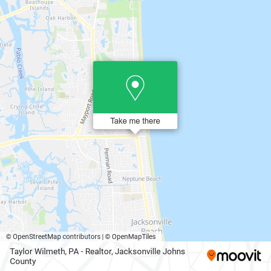 Taylor Wilmeth, PA - Realtor map