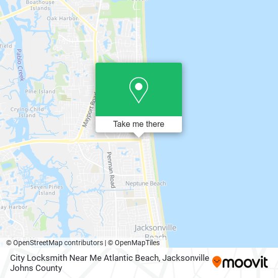 City Locksmith Near Me Atlantic Beach map