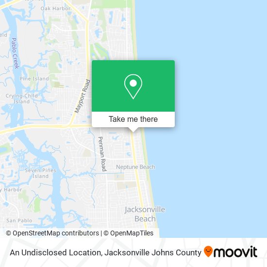 An Undisclosed Location map