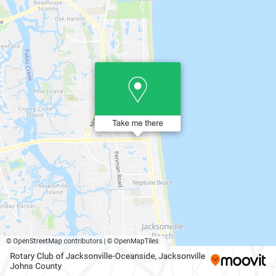 Rotary Club of Jacksonville-Oceanside map