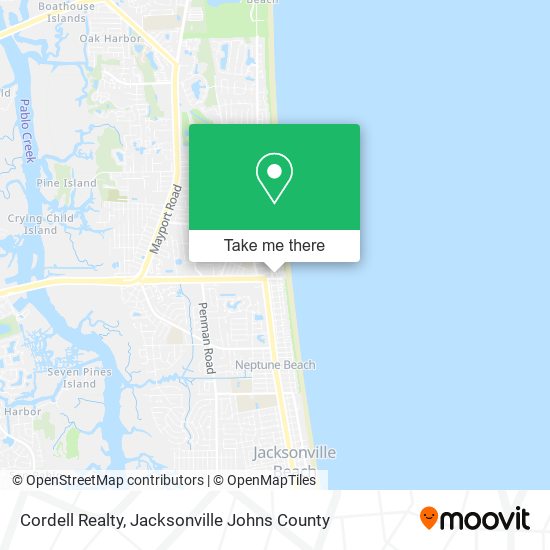 Mapa de Cordell Realty