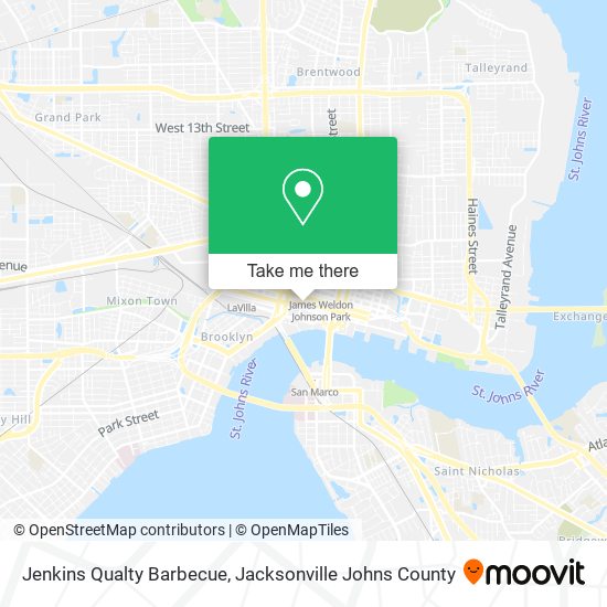Jenkins Qualty Barbecue map