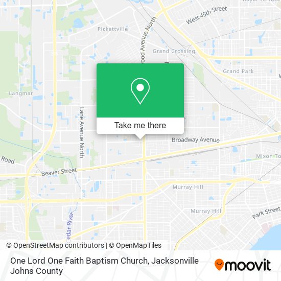 One Lord One Faith Baptism Church map