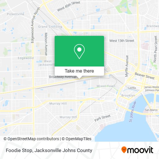Mapa de Foodie Stop