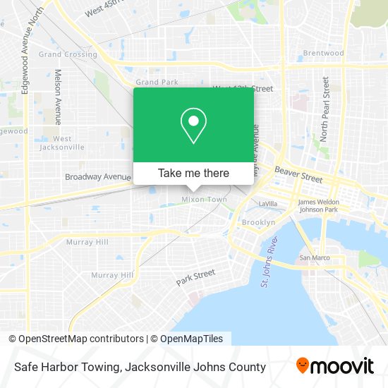 Safe Harbor Towing map