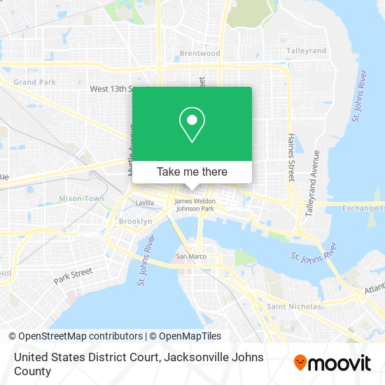 United States District Court map