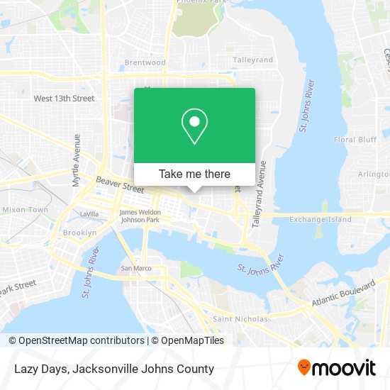 Mapa de Lazy Days