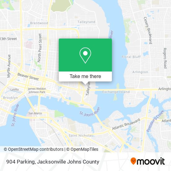 Mapa de 904 Parking