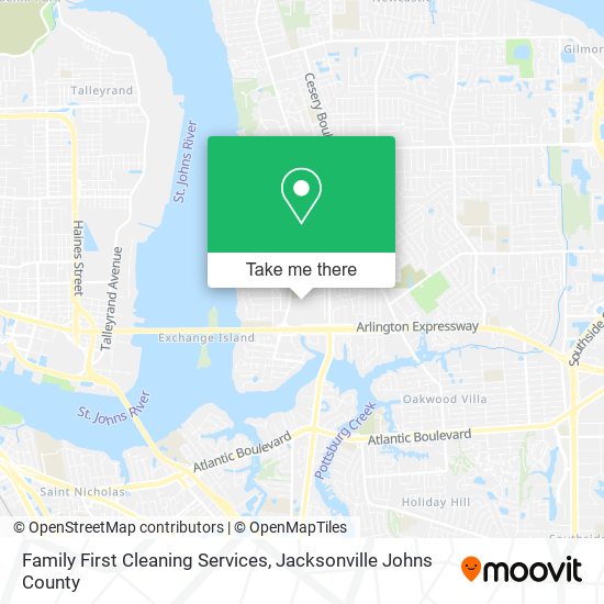 Mapa de Family First Cleaning Services