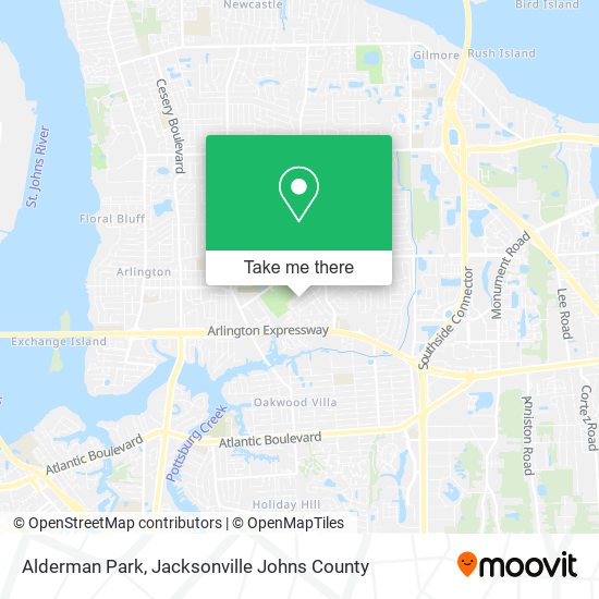 Alderman Park map