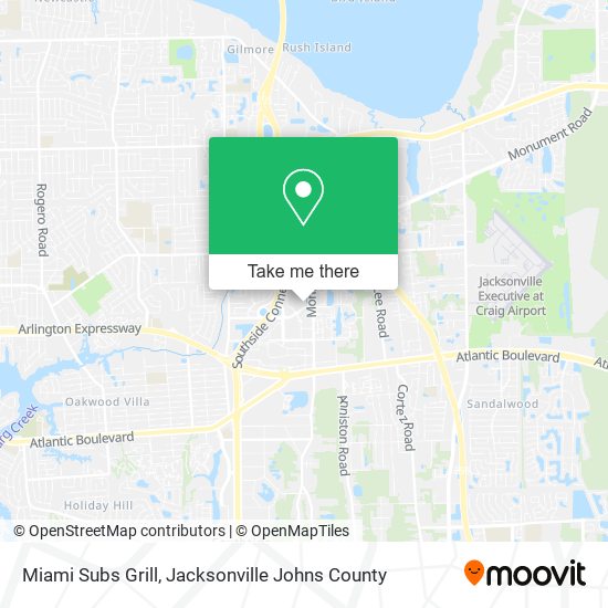 Miami Subs Grill map