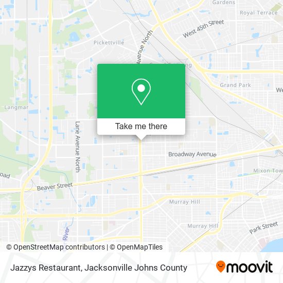 Jazzys Restaurant map