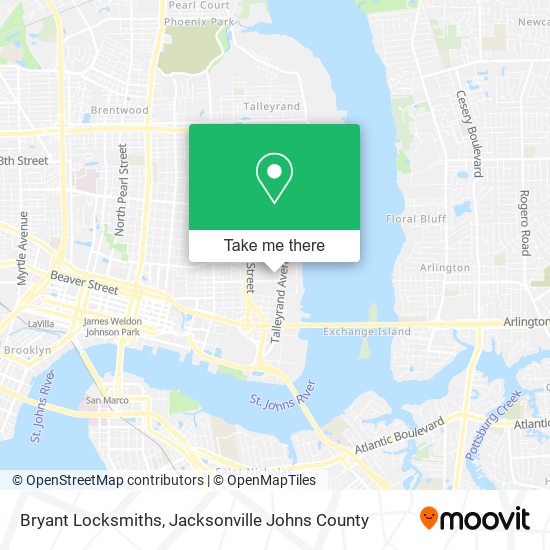 Mapa de Bryant Locksmiths