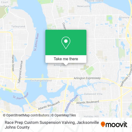 Mapa de Race Prep Custom Suspension Valving