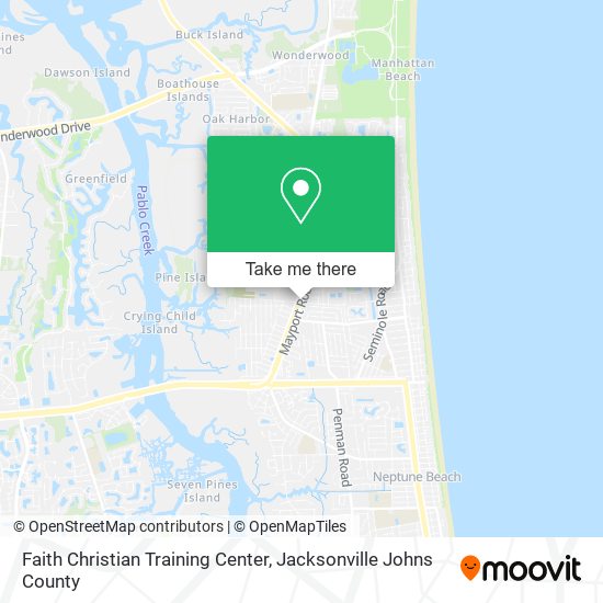 Mapa de Faith Christian Training Center