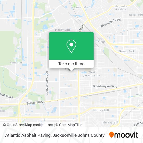 Atlantic Asphalt Paving map