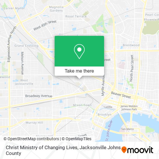 Christ Ministry of Changing Lives map
