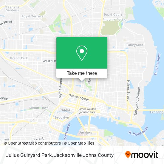 Julius Guinyard Park map