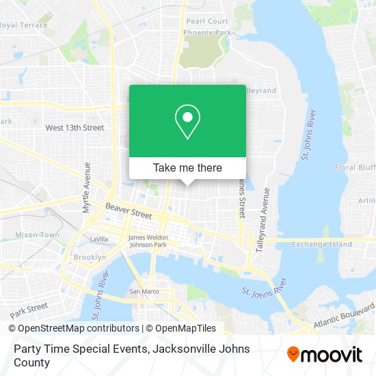 Mapa de Party Time Special Events