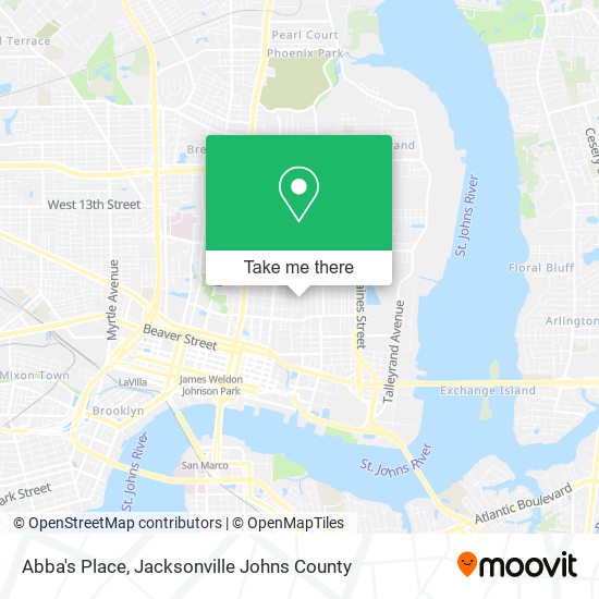Abba's Place map