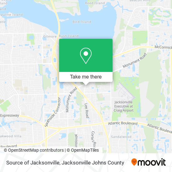 Source of Jacksonville map
