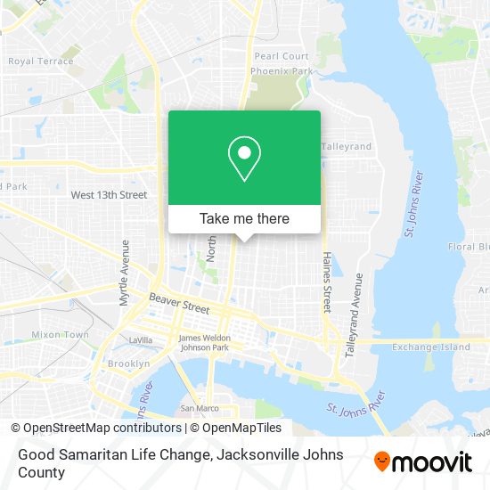 Good Samaritan Life Change map