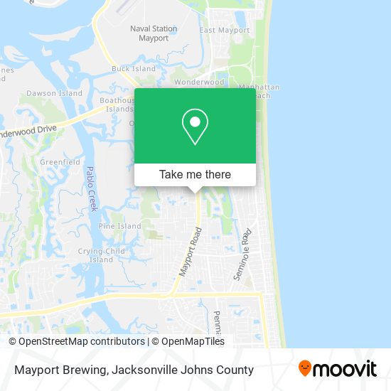 Mayport Brewing map