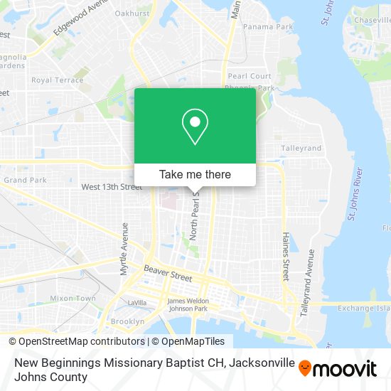 New Beginnings Missionary Baptist CH map