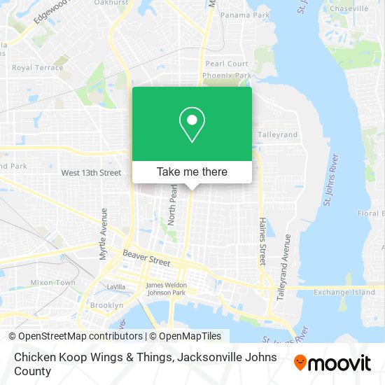 Chicken Koop Wings & Things map