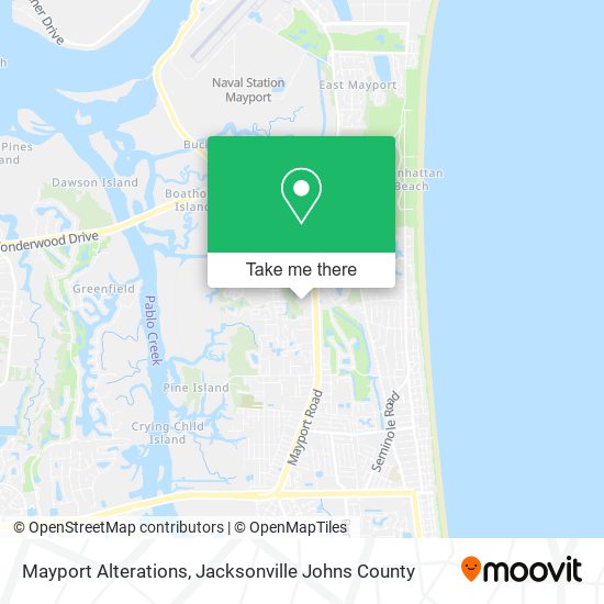 Mayport Alterations map