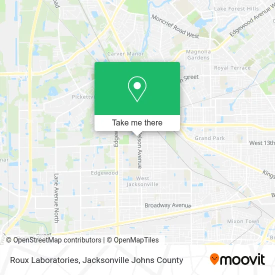 Roux Laboratories map