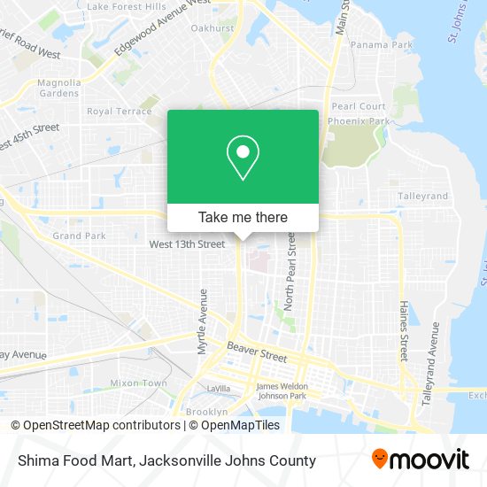 Shima Food Mart map