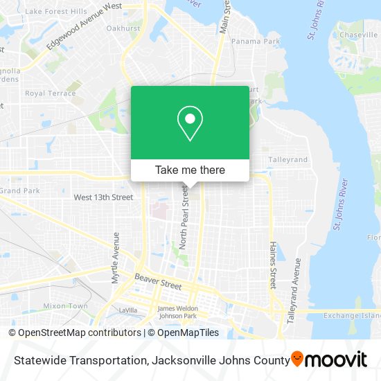 Statewide Transportation map