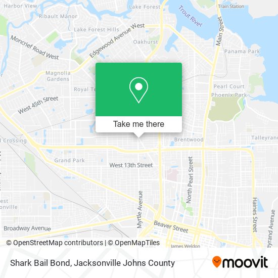 Mapa de Shark Bail Bond