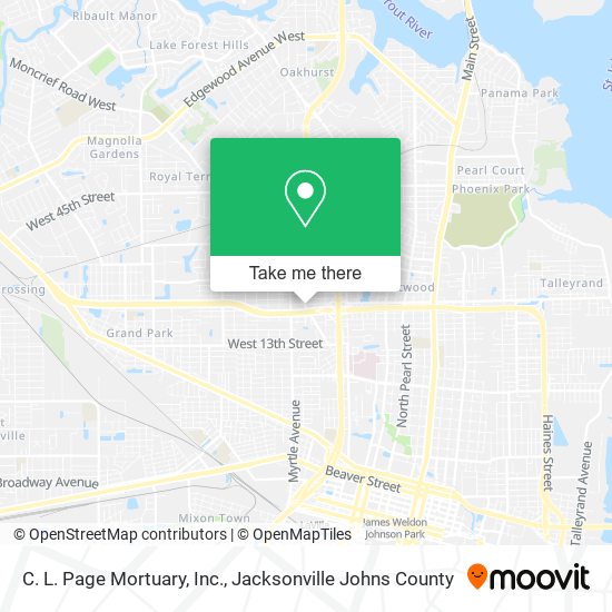 C. L. Page Mortuary, Inc. map