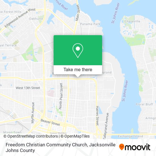 Freedom Christian Community Church map