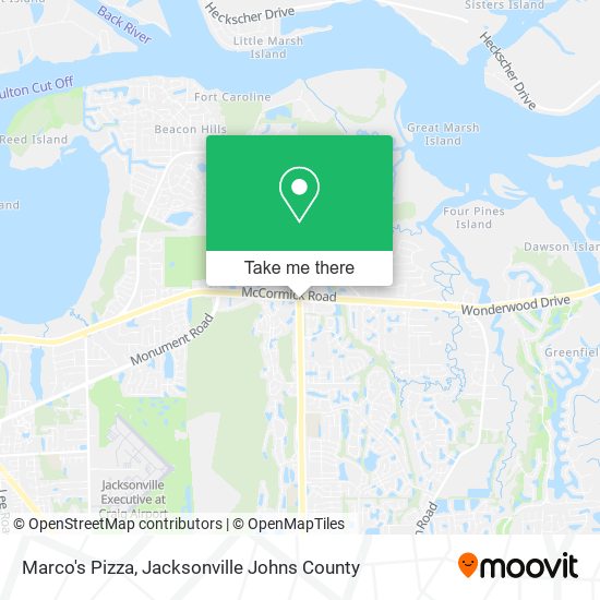 Marco's Pizza map