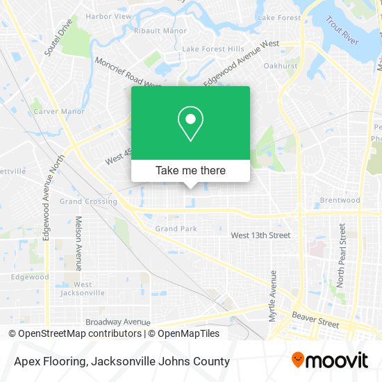 Apex Flooring map