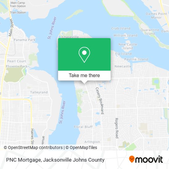 Mapa de PNC Mortgage