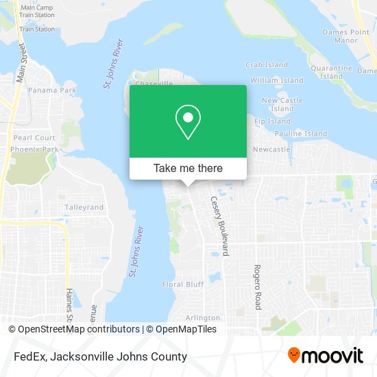 FedEx map