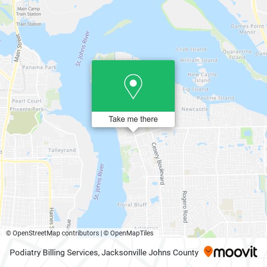 Podiatry Billing Services map