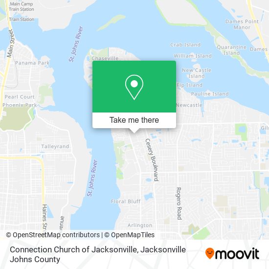 Connection Church of Jacksonville map
