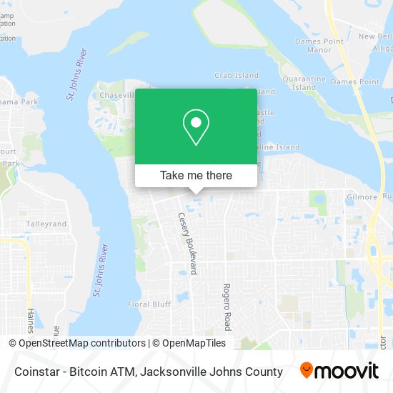 Coinstar - Bitcoin ATM map