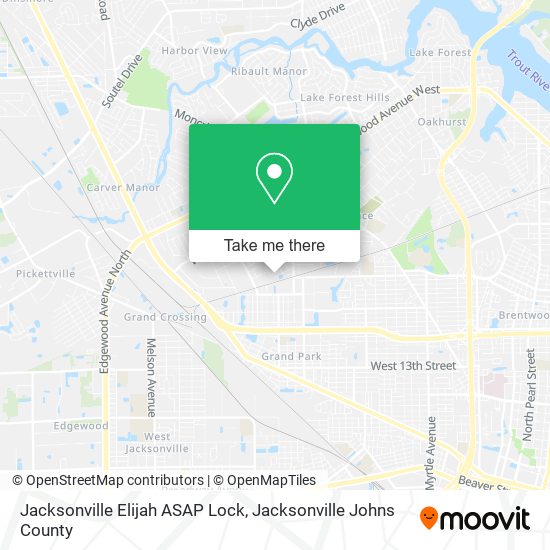 Jacksonville Elijah ASAP Lock map